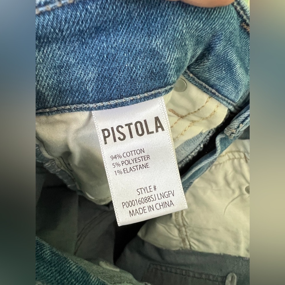 Pistola Womens Medium Wash Lennon Crop Boot Leg Jean Zuma Denim 27 - Picture 15 of 15